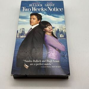 Two Weeks Notice (VHS, 2002)‎